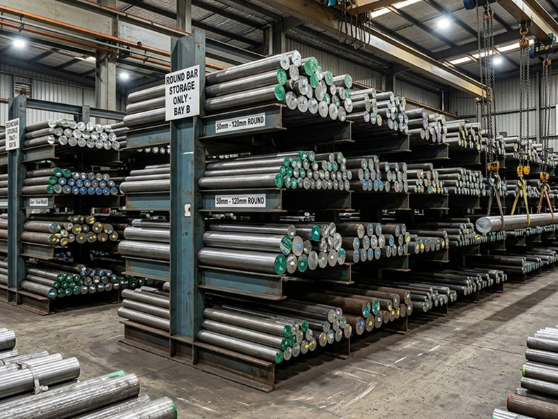 Heavy Bar Storage Bay warehouse